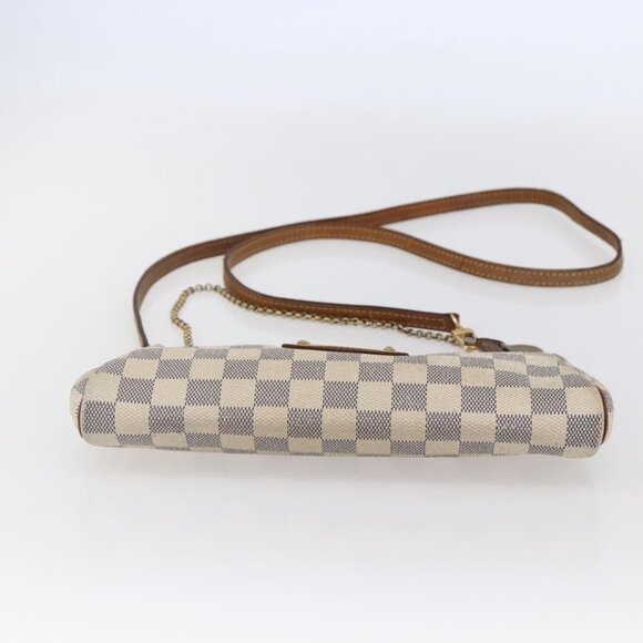 LOUIS VUITTON Damier Azur Eva Shoulder Bag 2way N55214 LV Auth 145918 - Picture 7 of 16